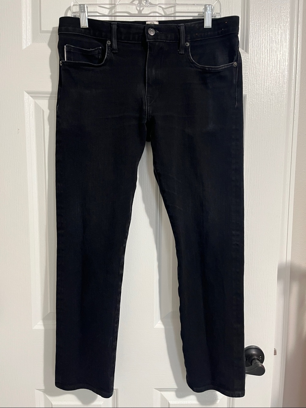 KATO by Hiroshi Kato Mens The Pen Slim Jeans Size 33” Black Selvedge edge